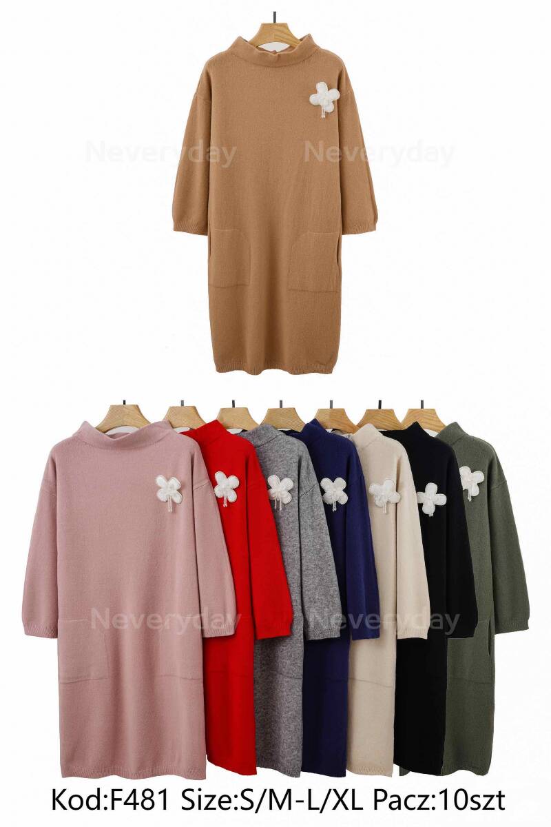 Sukienki damskie Roz S/M-L/XL, Mix Kolor .Paczka 10 szt